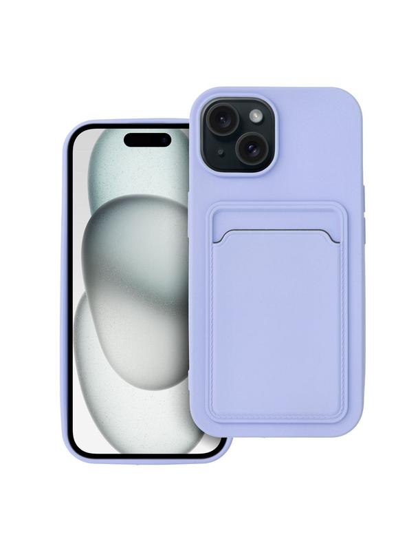 Futerał CARD CASE do IPHONE 15 fioletowy