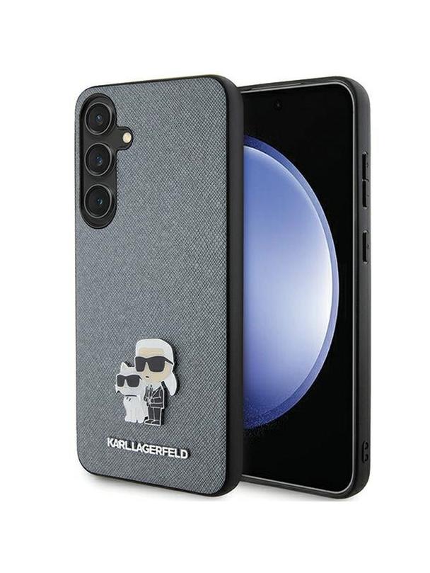 KARL LAGERFELD futerał do SAMSUNG S24 Plus KLHCS24MPSAKCMPG (SAFFIANO KC PIN) szary