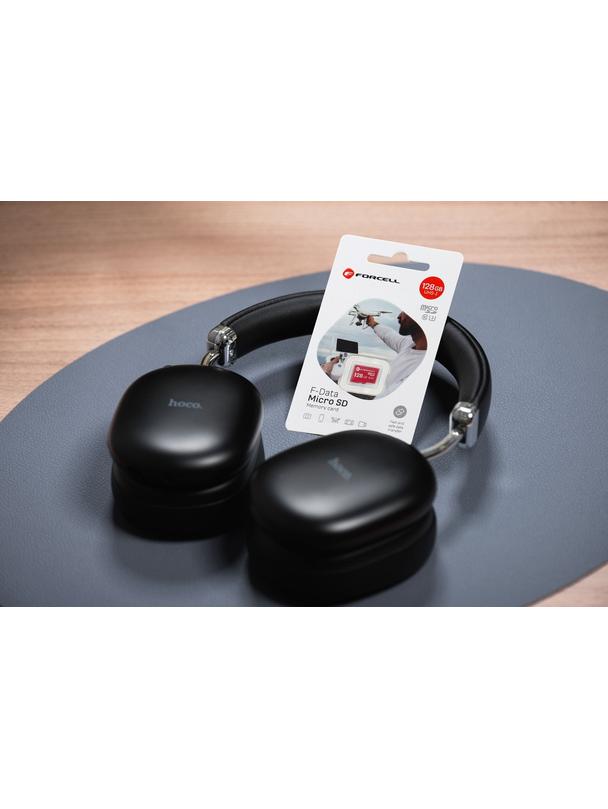 Karta microSD 128GB U3 class 10 Forcell F-Data czerwona