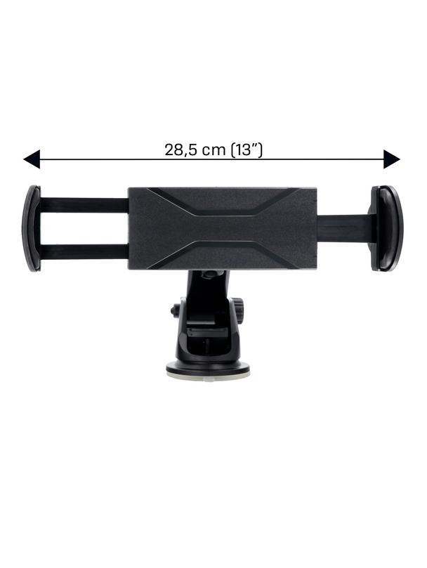 Uchwyt samochodowy do szyby (tablet 4" - 13") HS11 czarny