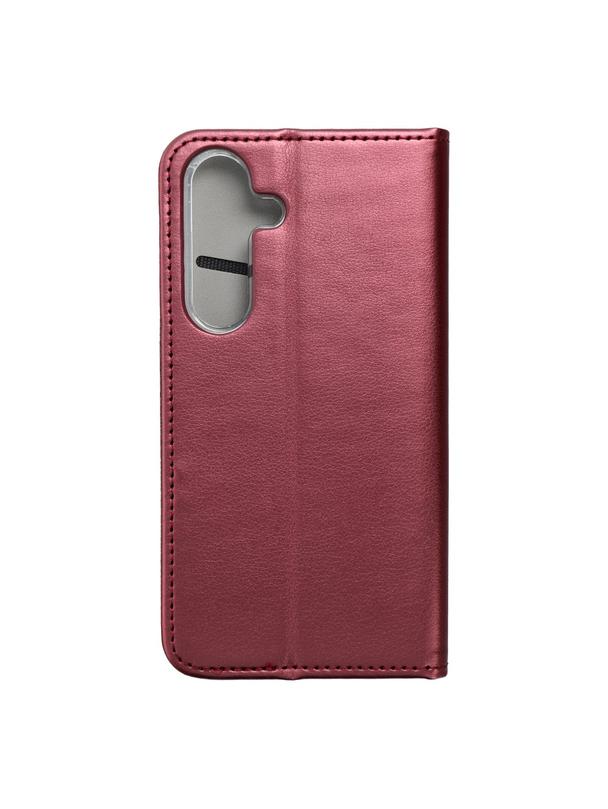Kabura SMART MAGNETO do SAMSUNG S24 burgundowy