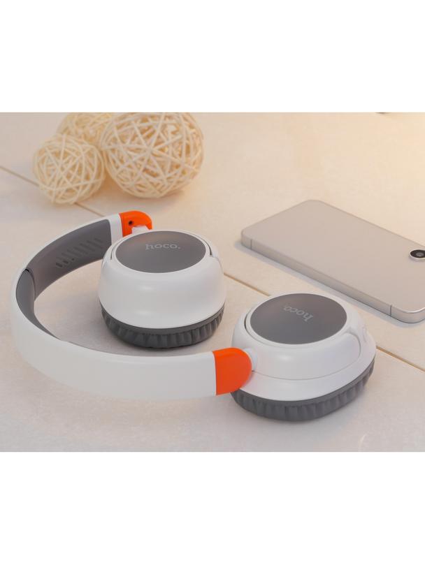 Słuchawki bezprzewodowe nauszne Hoco W43 białe