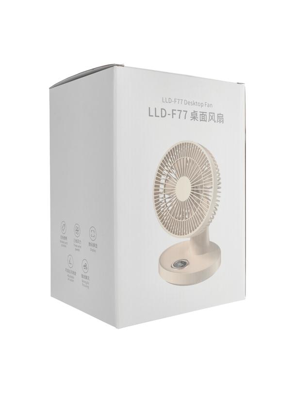 Wentylator / wiatrak biurkowy LLD-F77 beżowy