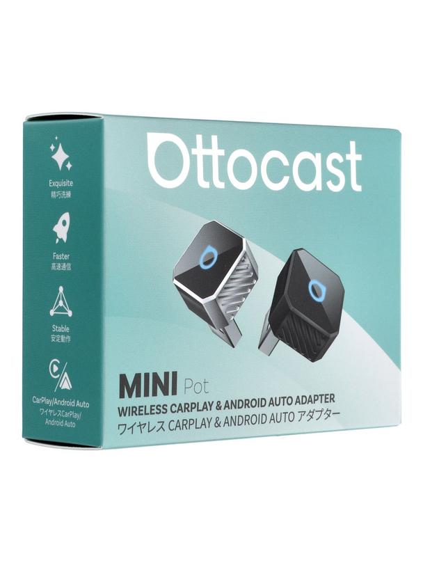 Bezprzewodowy Adapter samochodowy OTTOCAST Mini Cube T3 srebrny