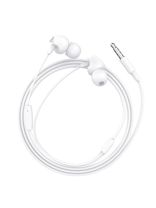 Słuchawki przewodowe douszne Jack 3,5 mm Hoco M60 białe