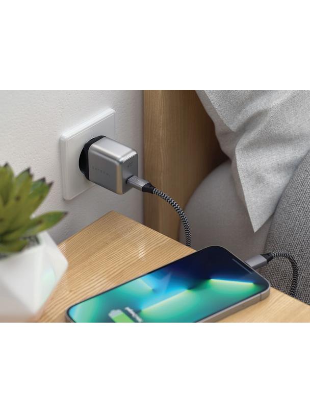 Ładowarka sieciowa do telefonu Satechi GaN USB C 30W ST-UC30WCM-EU szaro czarna
