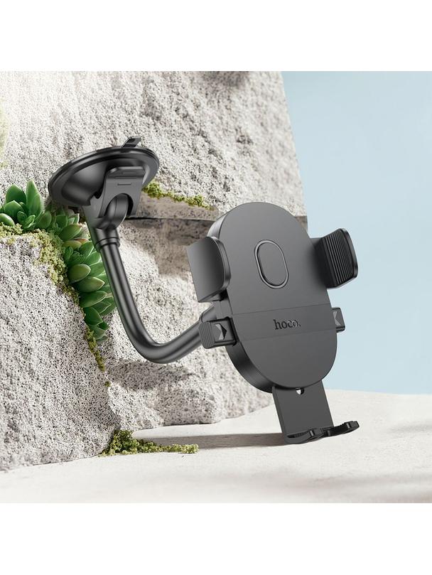 Uchwyt na telefon do samochodu uniwersalny Hoco do szyby / deski H20 czarny