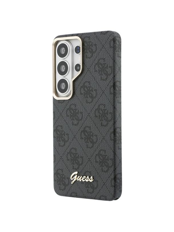 GUESS futerał do SAMSUNG S26 Ultra GUHMS26L5P4FWMSK (4G Script MagSafe) czarny