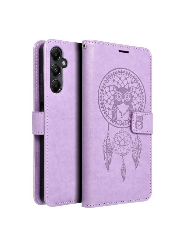Kabura MEZZO Book do SAMSUNG A05s łapacz snów fioletowy