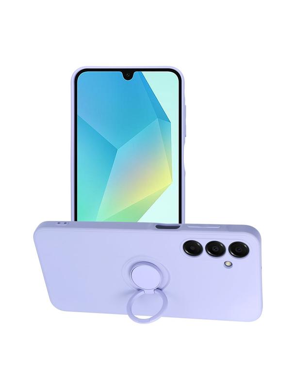 Futerał SILICONE RING do SAMSUNG A16 5G / A16 4G fioletowy