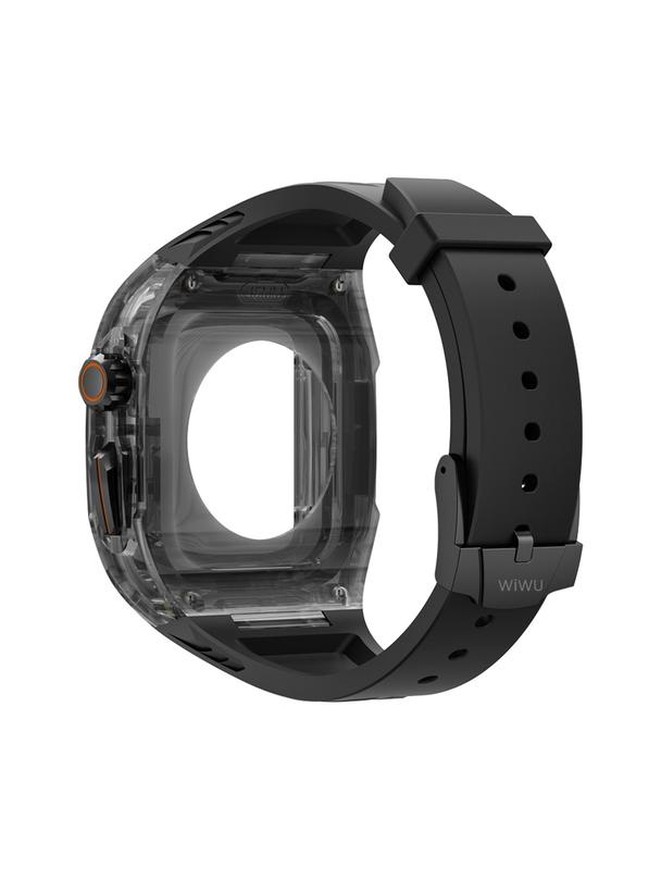 WiWU - Pasek do smartwatcha Wi-WB014 2w1 Armor Watch Band 49mm - czarny