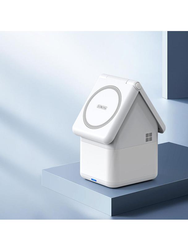 DUZZONA W20 - ładowarka indukcyjna z lampką 4w1 kompatybilna z MagSafe 15W biała