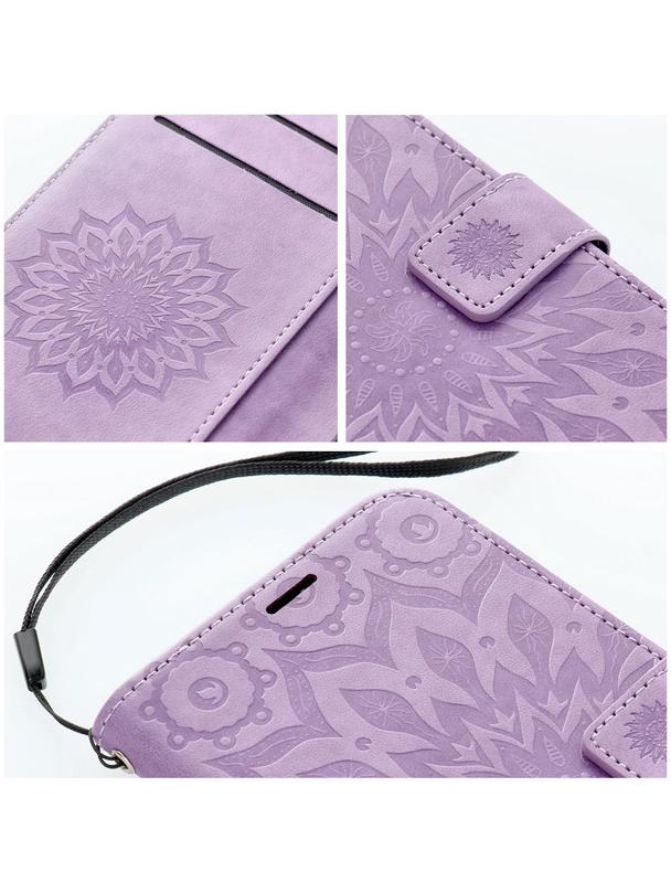 Kabura MEZZO Book do SAMSUNG A56 5G mandala fioletowy