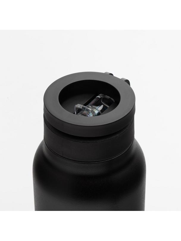 Butelka / bidon na wodę metal z uchwytem kompatybilnym z Magsafe 950ml czarny