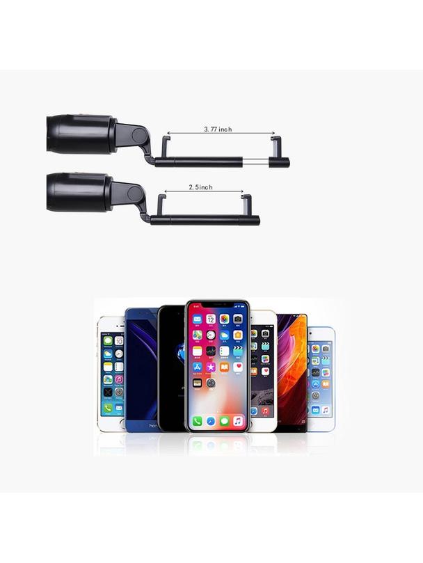 Uchwyt selfie z pilotem bezprzewodowym tripod K07 biały