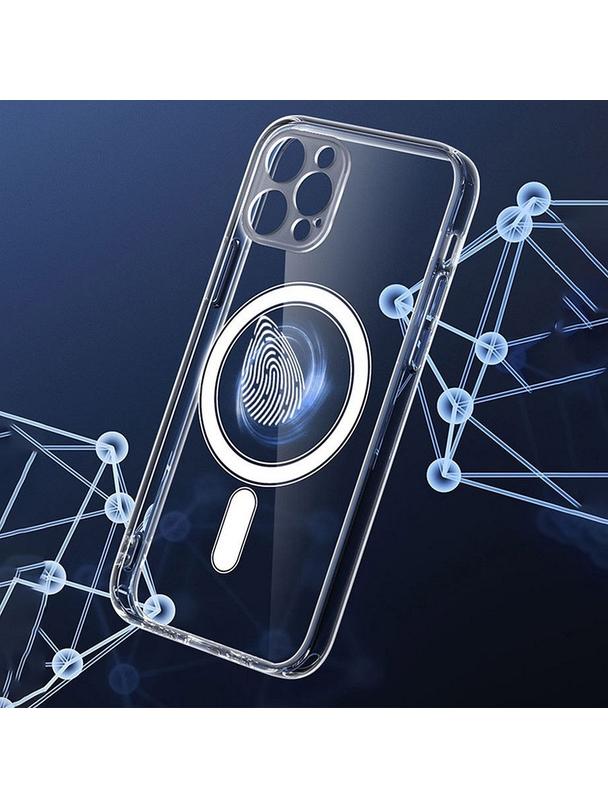 Futerał CLEAR MAG COVER kompatybilny z MagSafe do SAMSUNG S25 Plus transparentny