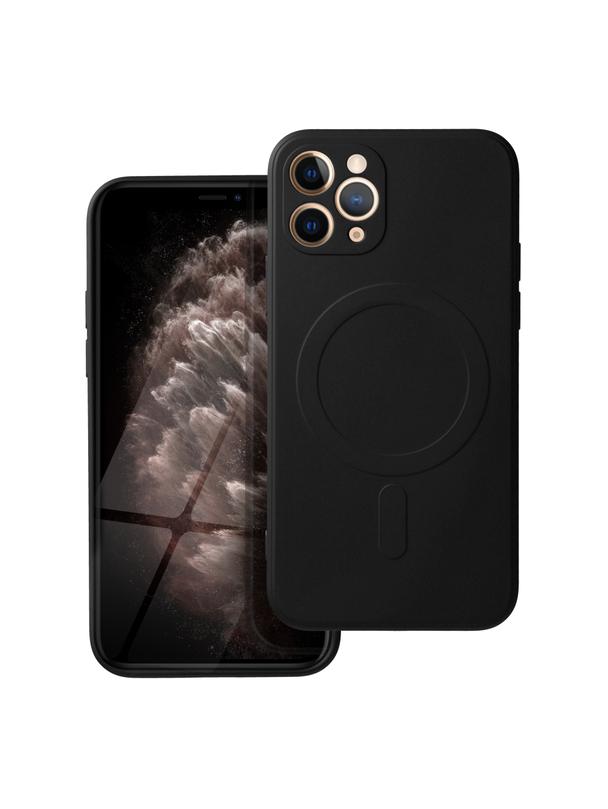 Futerał SILICONE MAG COVER kompatybilny z MagSafe do IPHONE 11 Pro czarny