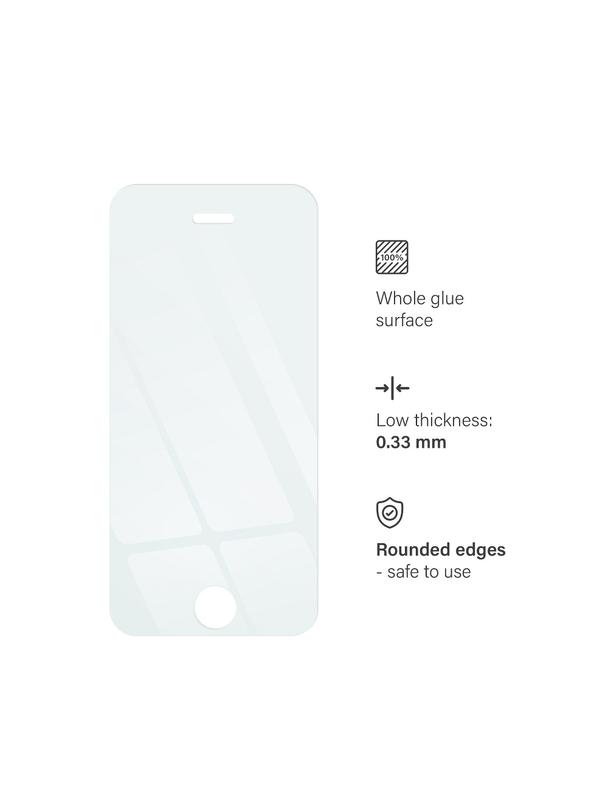 Szkło hartowane do iPhone 5SE Blue Star