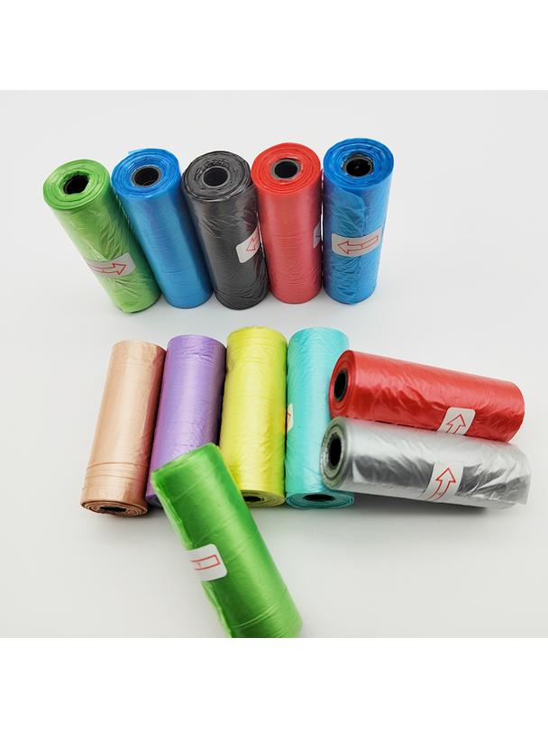 Worki na foliowe na psie odchody 10 rolek fioletowe