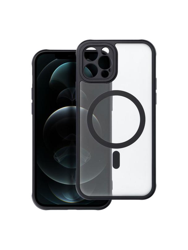 Futerał FULL MATTE MAG COVER kompatybilny z MagSafe do IPHONE 12 Pro czarny
