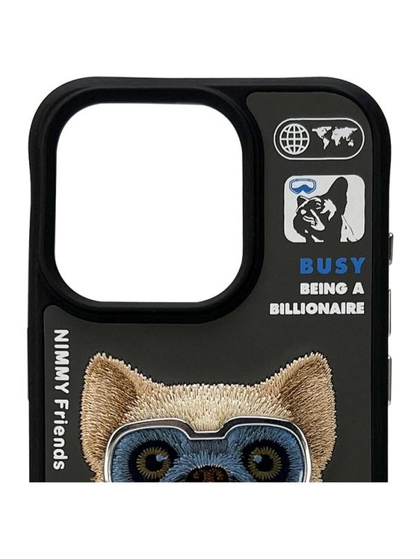 NIMMY futerał COOL&CUTE 2.0 Dog do IPHONE 15 Pro Max czarny