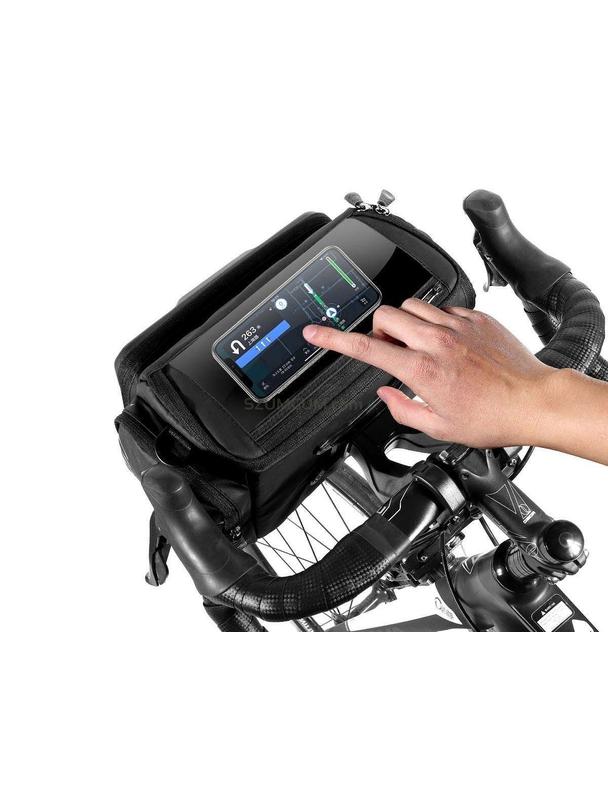 WILDMAN sakwa rowerowa na kierownicę na zamek 4L GS6 czarna