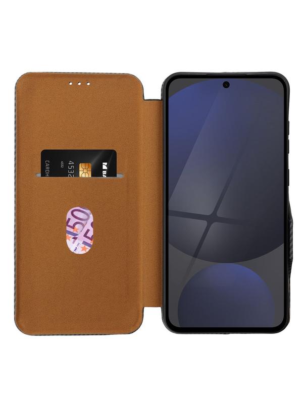 Kabura FOLIO Side Magnet kompatybilny z S-PEN do SAMSUNG S24 ULTRA szary