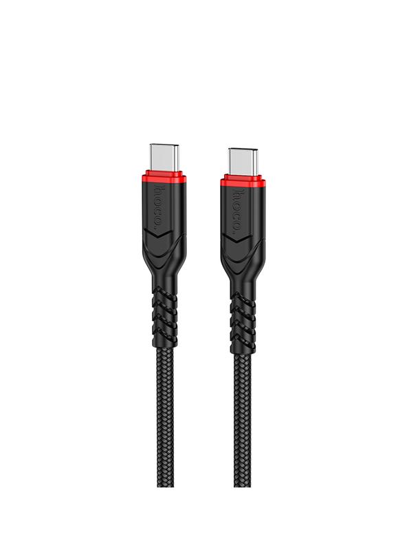 Kabel USB C do USB C Hoco 3A 60W 3 m X59 czarny