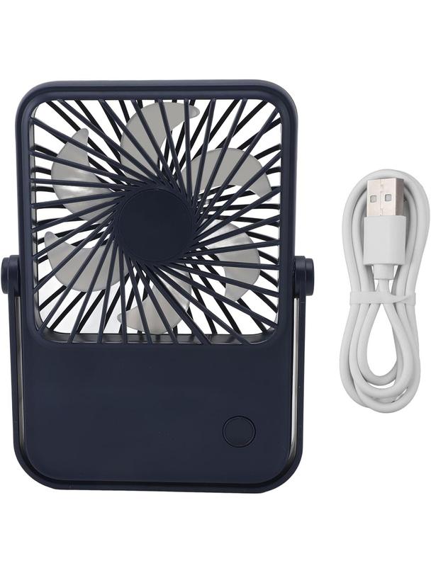 Wentylator / wiatrak biurkowy z regulowaną podstawką HX-122 ciemny niebieski