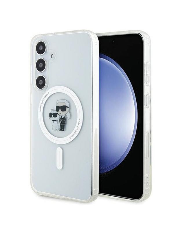 KARL LAGERFELD futerał do SAMSUNG S24 Plus KLHMS24MHGKCNOT (MAGSAFE IML KC) transparentny