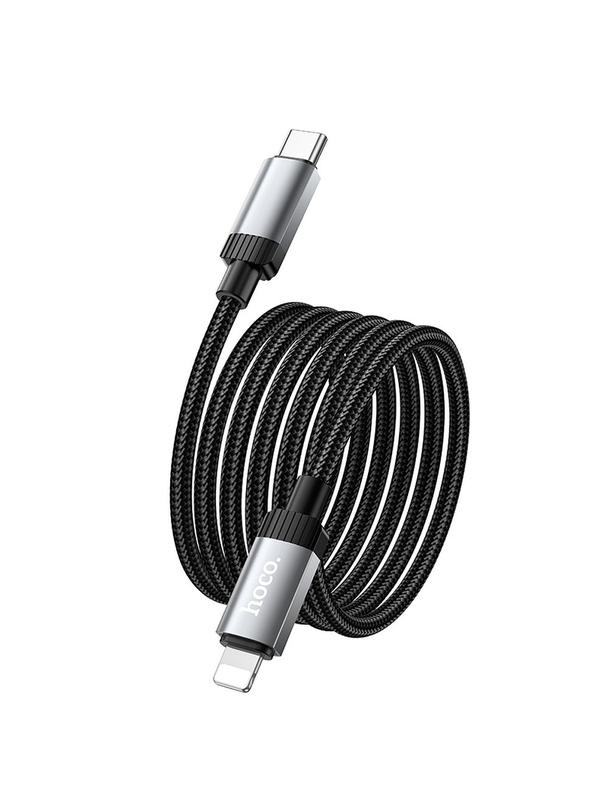 Kabel USB C do Lightning Hoco PD 27W 1 m X117 czarny