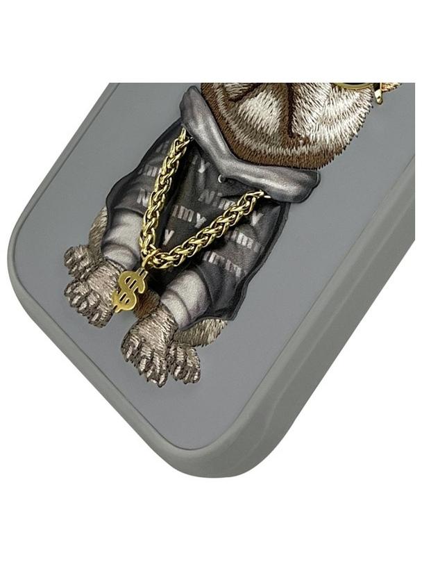 NIMMY futerał GLASSES COOL DOG do IPHONE 16 Pro szary