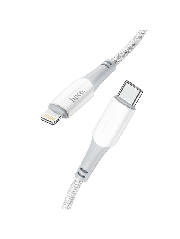 Kabel USB C do Lightning Hoco PD 3A 20W 1 m X70 biały
