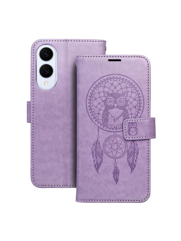 Kabura MEZZO Book do SAMSUNG S25 Edge łapacz snów fioletowy