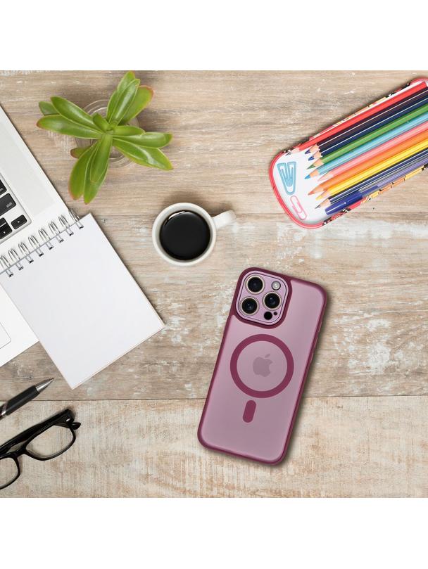 Futerał VARIETE MAG COVER kompatybilny z MagSafe do IPHONE 16 PRO fioletowy
