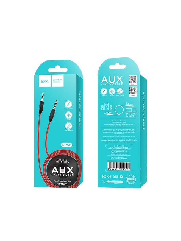 Kabel AUX Jack 3,5mm do Jack 3,5 mm Hoco UPA11 czarny