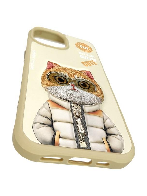 NIMMY futerał COOL&CUTE 2.0 Cat do IPHONE 15 khaki