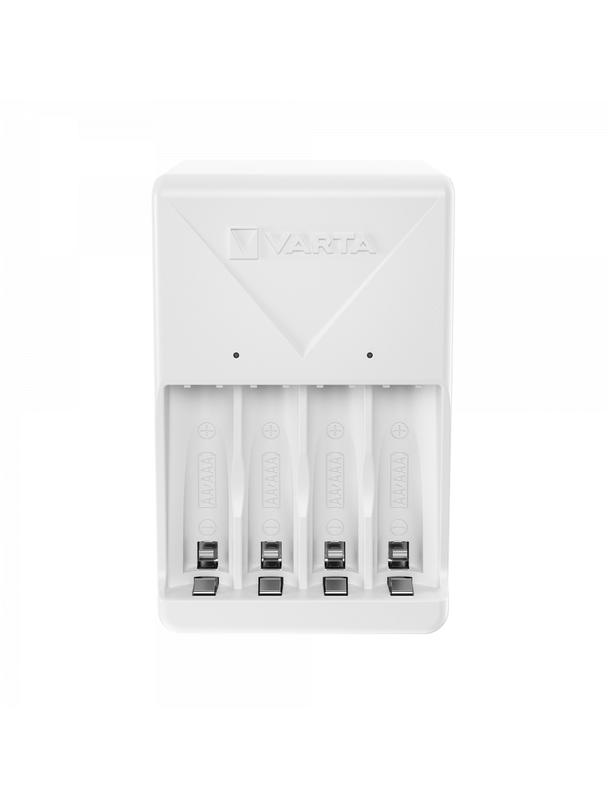 VARTA ładowarka PLUG CHARGER 57657 + 4 x bateria akumulatorowa R6 (AA) 2100mAh
