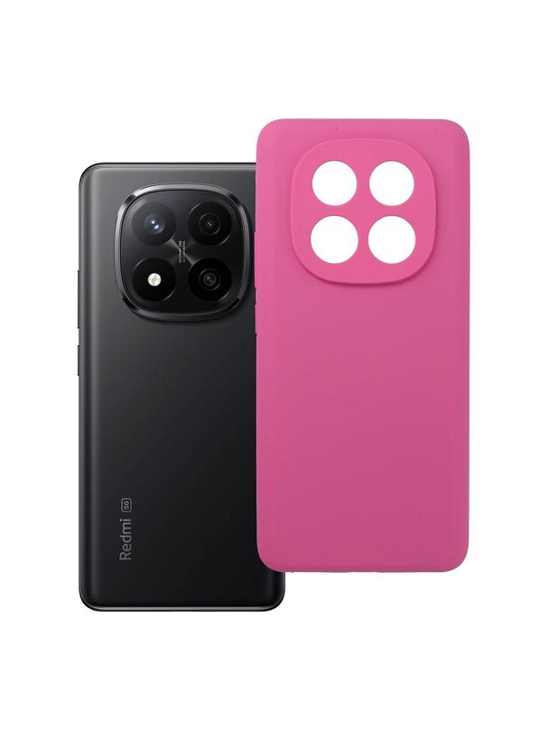 Futerał SILICONE 2mm do XIAOMI REDMI NOTE 14 Pro Plus 5G róż