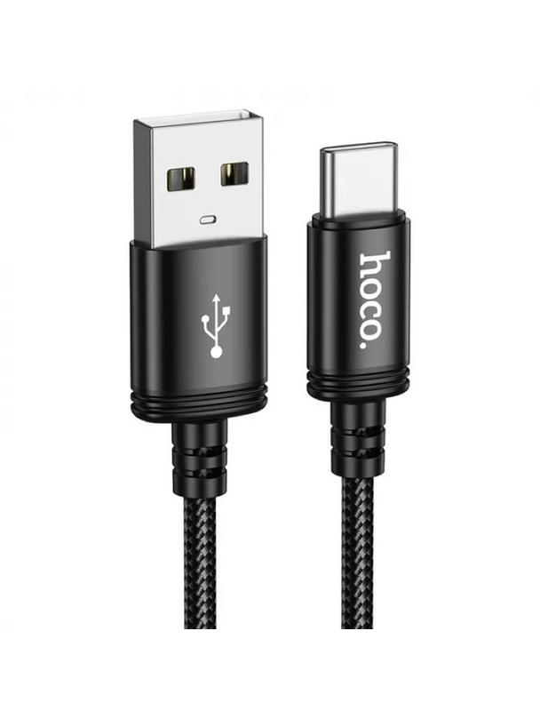 Kabel USB A do USB C Hoco 3A 3 m X91 czarny