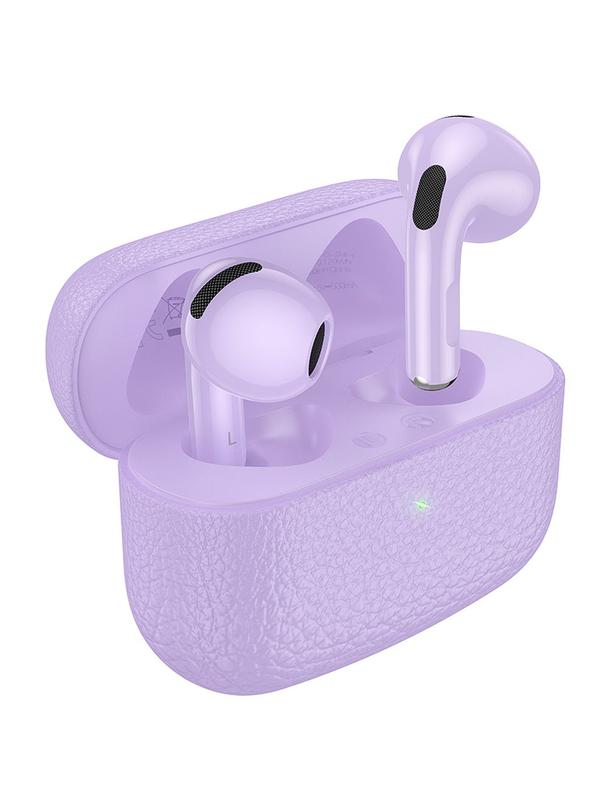 Słuchawki bezprzewodowe douszne Hoco TWS EQ15 fioletowe