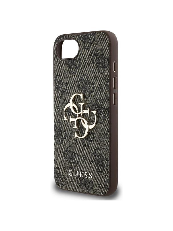 GUESS futerał do IPHONE 16e (SE 4 2025) GUHCPSE44GMGBR (4G PU Big Logo) brązowy