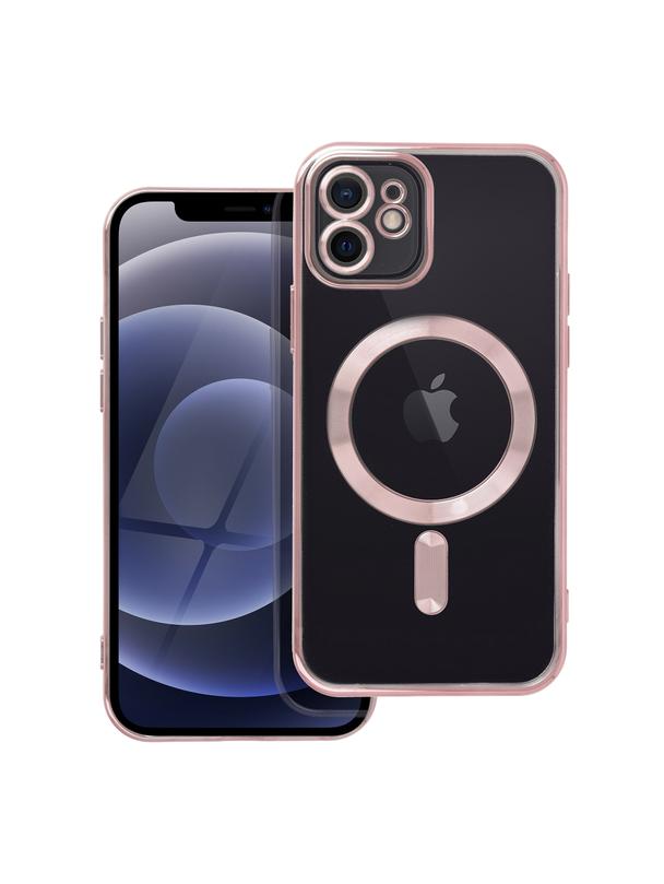 Futerał ELECTRO MAG COVER kompatybilny z MagSafe do IPHONE 12 złoty róż
