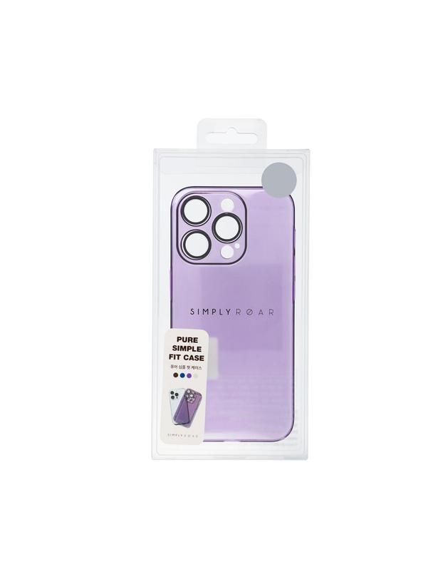 ROAR futerał PURE SIMPLE FIT do IPHONE 14 Plus Fioletowy