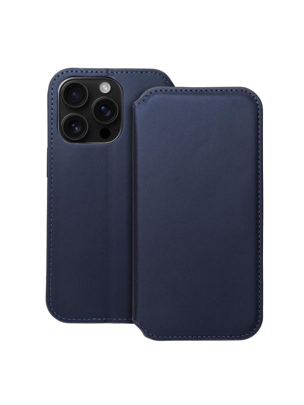 Kabura DUAL POCKET Book do IPHONE 16 Pro granatowy