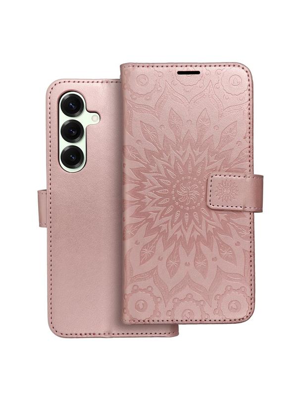 Kabura MEZZO Book do SAMSUNG S25 Plus mandala złoty róż