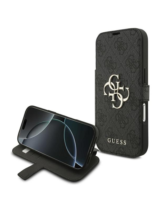 GUESS kabura do IPHONE 17 Pro GUBKP17L4GMGGR (PU 4G Metal Logo) czarna