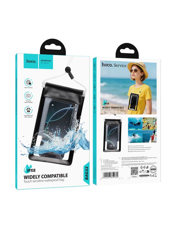 Etui na telefon Hoco wodoodporne BAG32 czarne