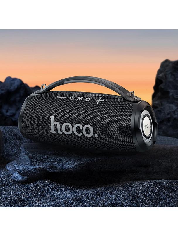 Głośnik bluetooth LED 2 x 20W 4h Hoco HA4 czarny