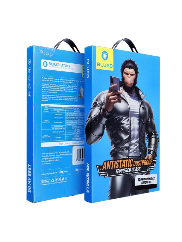 Szkło Hartowane 5D Mr. Monkey Glass - do Samsung Galaxy A53 5G czarny (Strong Lite)